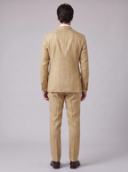 Men's linen wedding suit slim fit