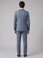 Men's linen wedding suit slim fit