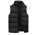 Quilted gilet showing quilting detail and zipped side pocket