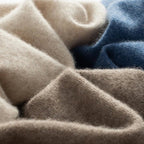 Men's slim-fit ribbed turtleneck sweater detail view