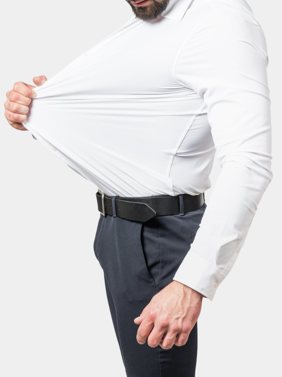 Men's slim-fit stretch shirt by Saint Rowe