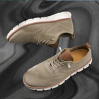 Men's orthopedic walking sneakers anti-slip sole detail