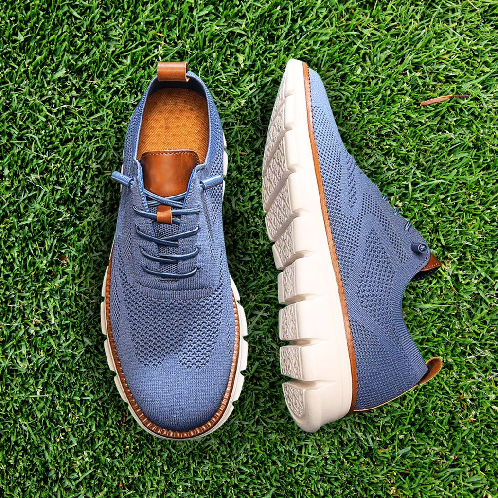 Men's orthopedic walking sneakers arch support detail