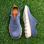 Men's orthopedic walking sneakers arch support detail