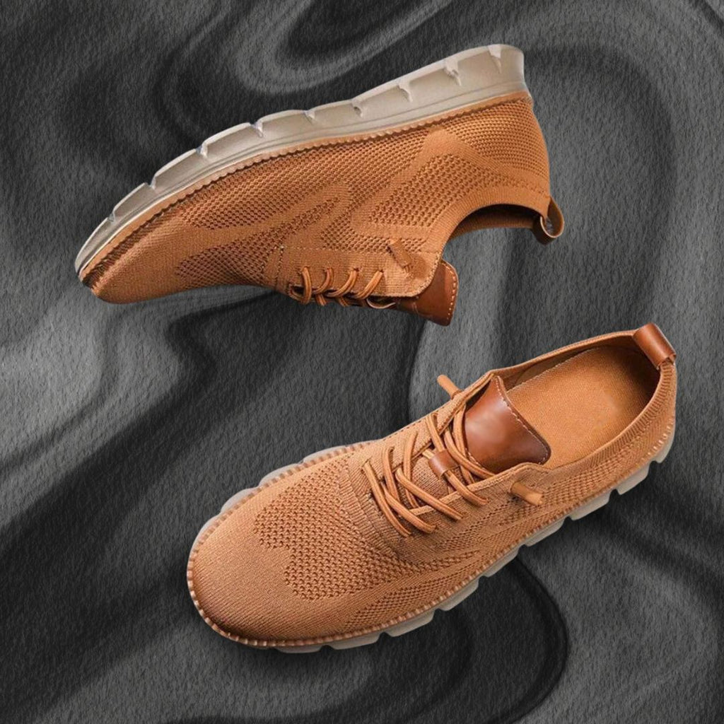 Men's orthopedic walking sneakers lightweight design view