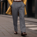 Men's Tailored Straight-Leg Trousers