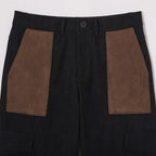 Men's Relaxed Cargo Trousers, Patchwork Detail – view 7