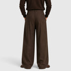 Men's Straight-Leg Pleated Trousers, Tailored Drape