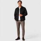 Men's Slim-Fit Brushed Cotton-Look Overshirt