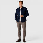 Men's Slim-Fit Brushed Cotton-Look Overshirt