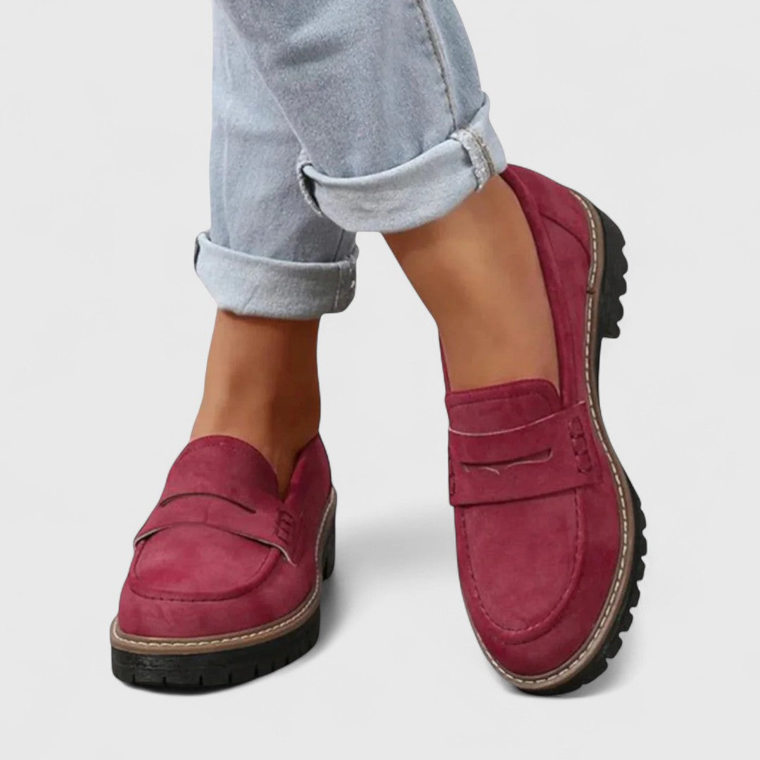 Comfort slip-on loafers in an alternative colour