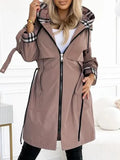 Women's Waterproof Windproof Hooded Zip Coat