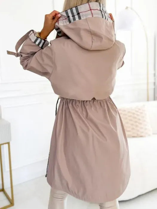 Women's Waterproof Windproof Hooded Zip Coat