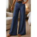 Women's High-Waisted Wide-Leg Trousers
