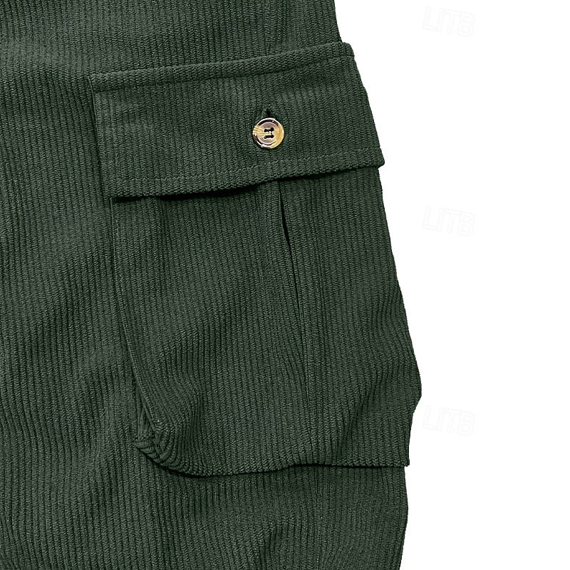 Men's Relaxed Straight-Leg Cargo Trousers – view 6