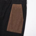 Men's Relaxed Cargo Trousers, Patchwork Detail – view 8