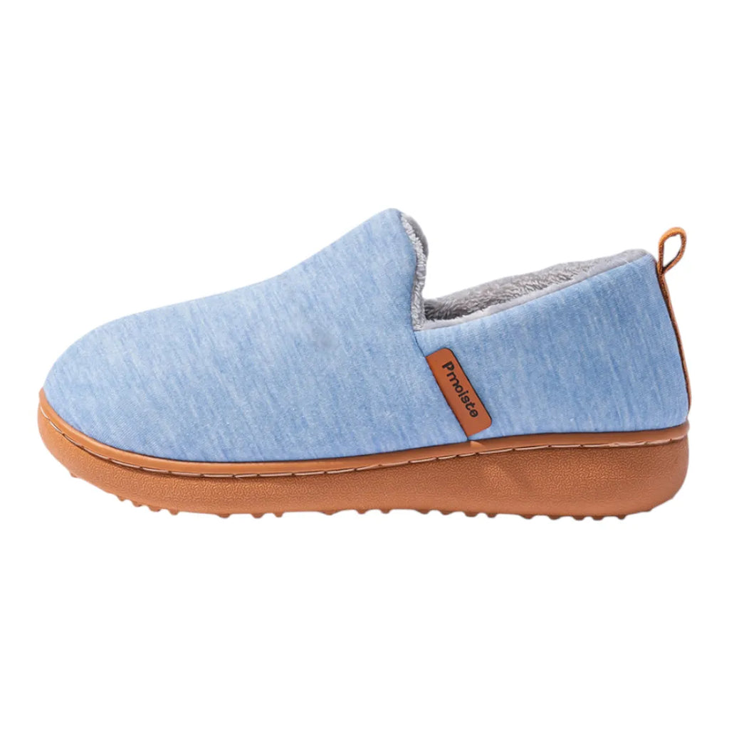 Women's slip-on fleece-lined slippers