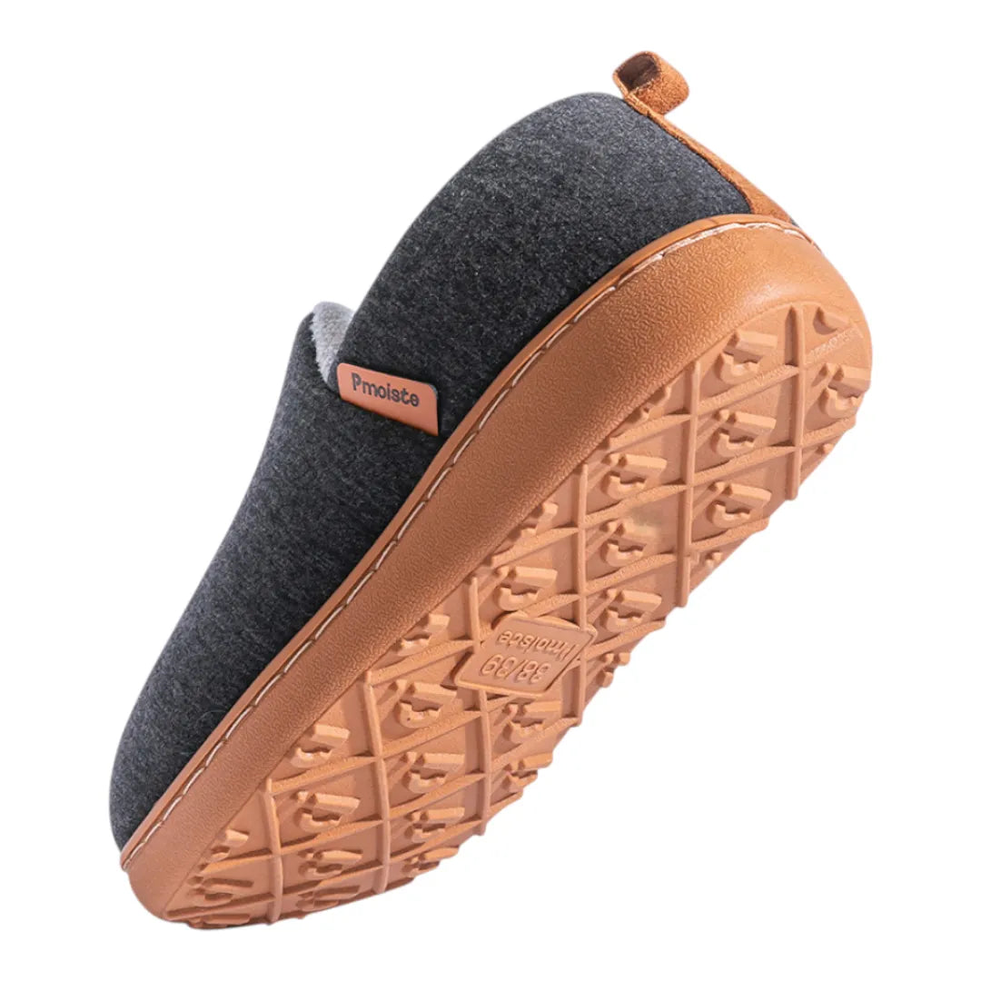 Pair of women's cushioned house slippers
